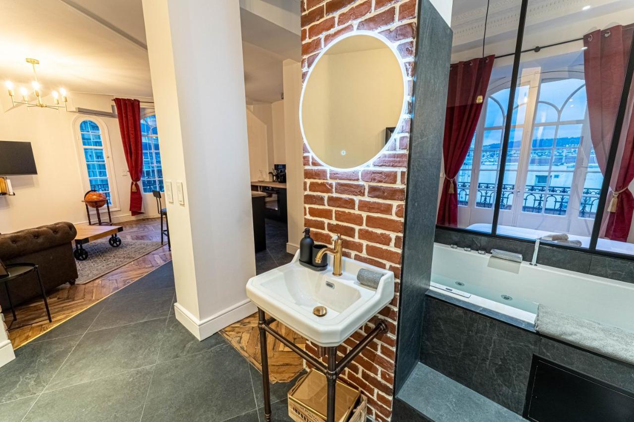 Jacuzzi-Nice Quartier Des Musiciens-Loft Exterior foto